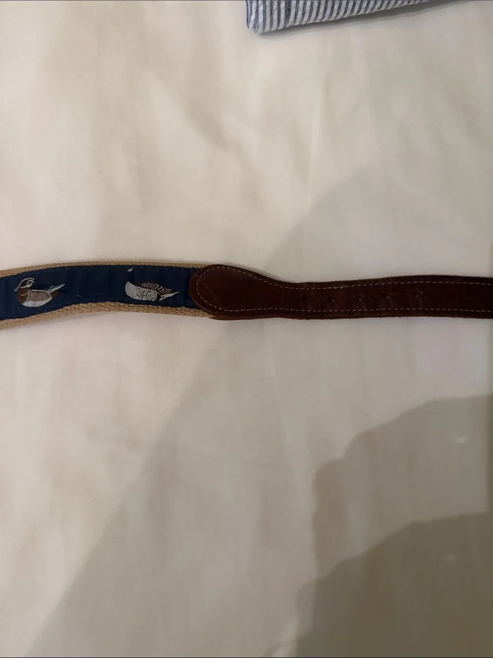 Preston Boys Preppy Belt size 24 with mallard ducks
